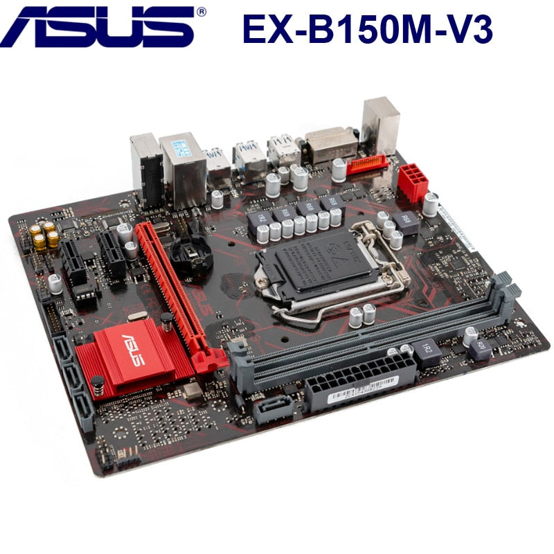 Asus EX-B150M-V3 Desktop Motherboard DDR4 LGA 1151 Intel B150 DDR4 32GB PCI-E 3.0 USB3.0 Micro ATX i7 i5 CPU 1151 Mainboard