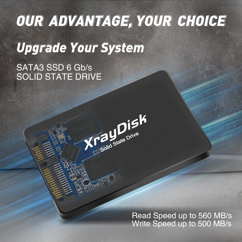 Xraydisk Sata3 Ssd 60GB 128GB 240GB 120GB 256GB 480GB 500gb 1TB Hdd 2.5 Hard Disk Disc  2.5 &quot; Internal Solid State Drive