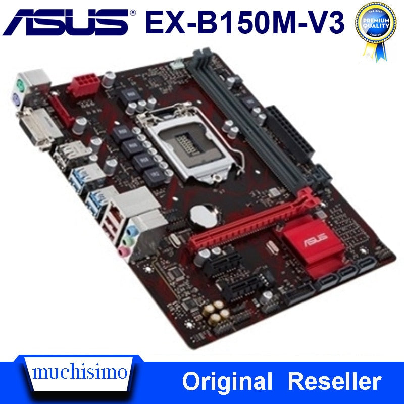 Asus EX-B150M-V3 Desktop Motherboard DDR4 LGA 1151 Intel B150 DDR4 32GB PCI-E 3.0 USB3.0 Micro ATX i7 i5 CPU 1151 Mainboard