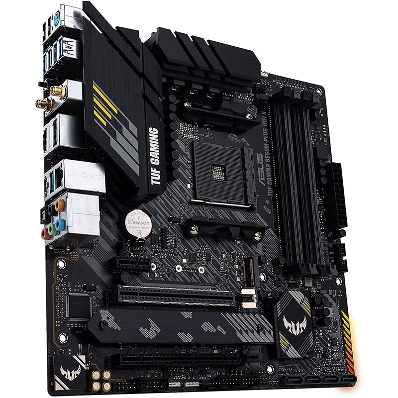 New ASUS TUF GAMING B550M PLUS (WI-FI) II Micro-ATX B550M Motherboard DDR4 4600 MHz 128G Mining Set AM4 Support AMD Ryzen CPU