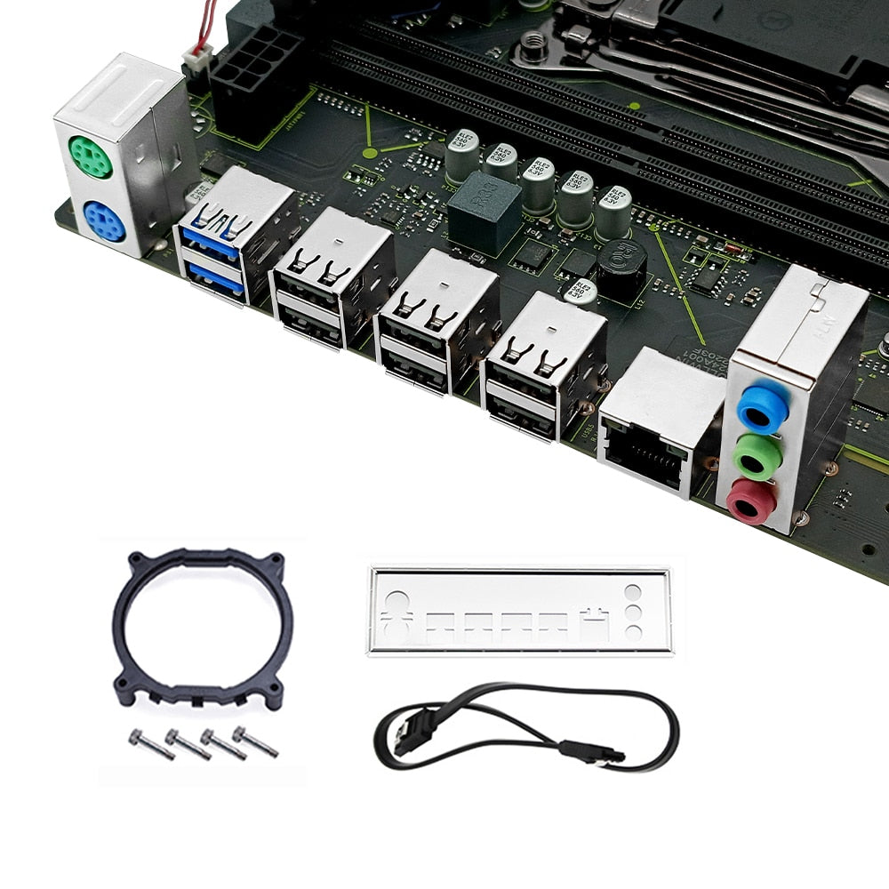 Machinist kit X99 ATX Motherboard Combo Set With Xeon E5 2666 V3 CPU LGA  2011-3 Processor and DDR4 16GB (2pcs*8gb）RAM \Memory