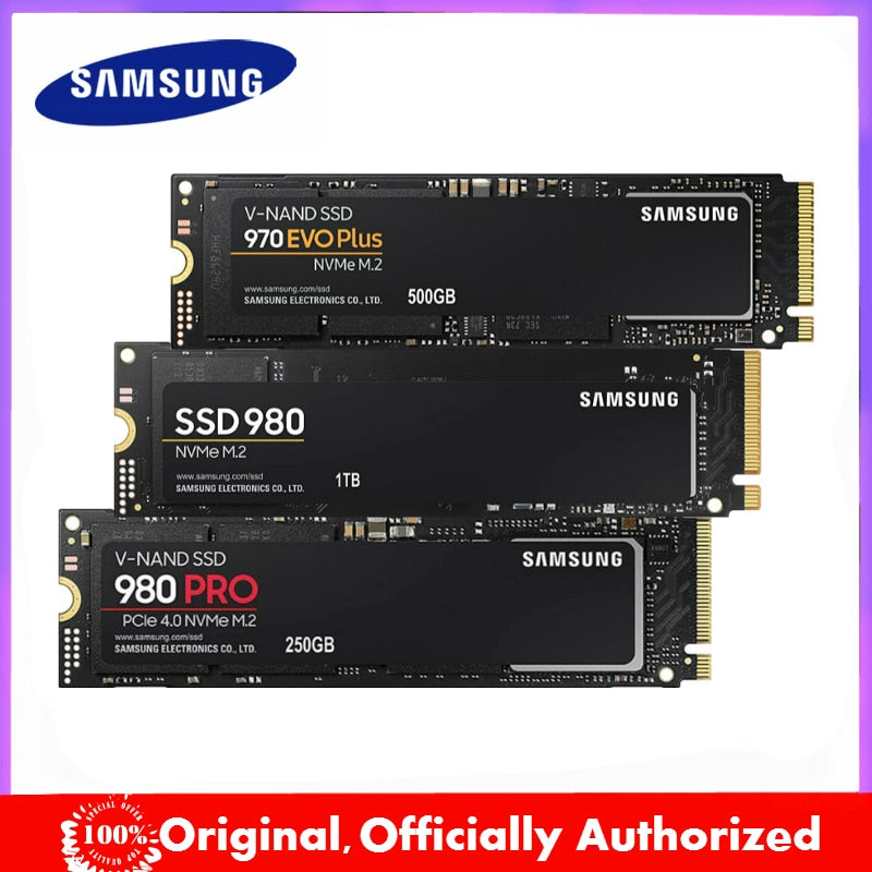 SSD M2 SAMSUNG SSD M.2 1TB 980 PRO NVMe Internal Solid State Drive 970 EVO Plus Hard Disk 250GB HDD 500GB for Laptop Computer