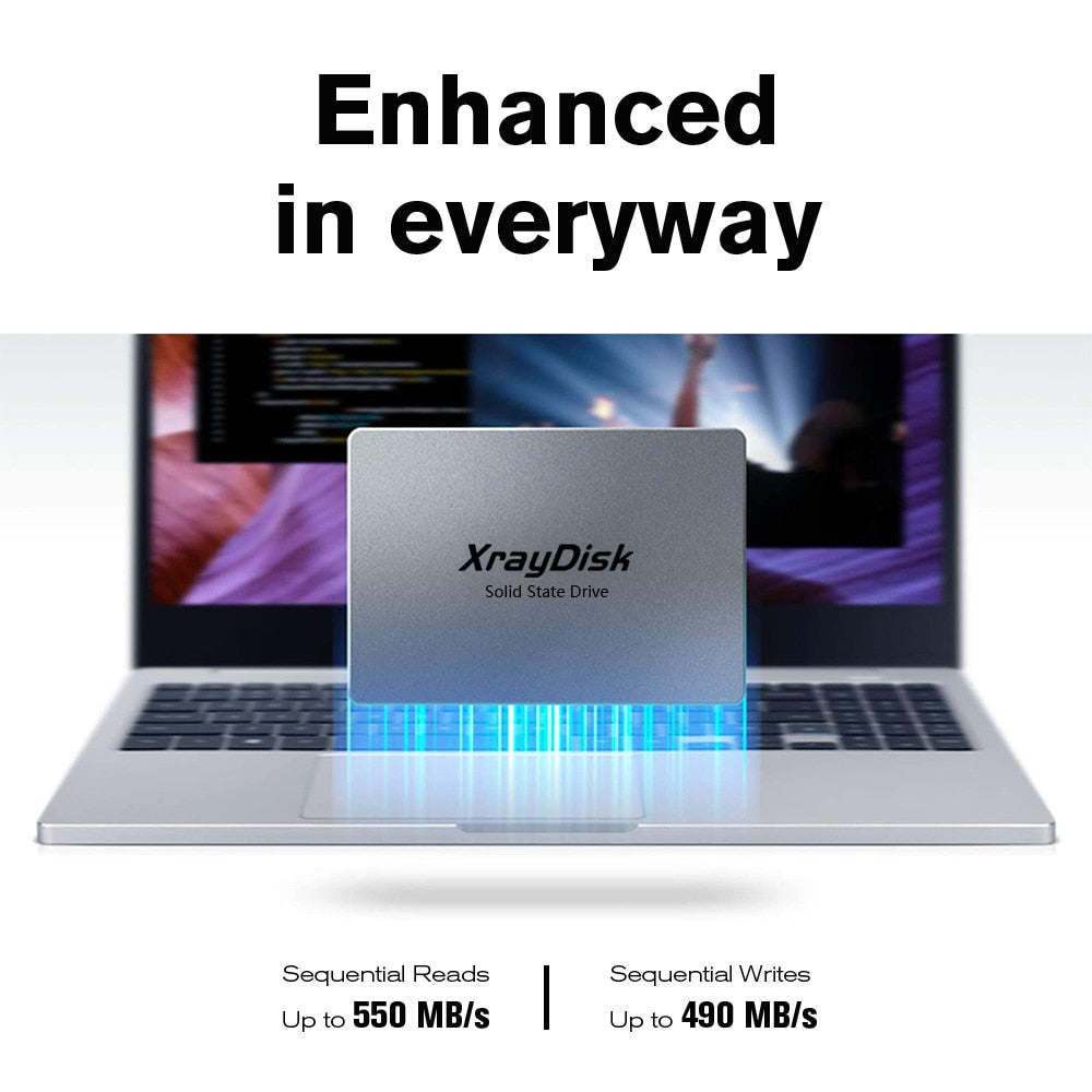 Xraydisk Sata3 Ssd 128GB 256GB Hdd 2.5 Hard Disk Disc 2.5 &quot; Internal Solid State Drive For Laptop&amp;Desktop