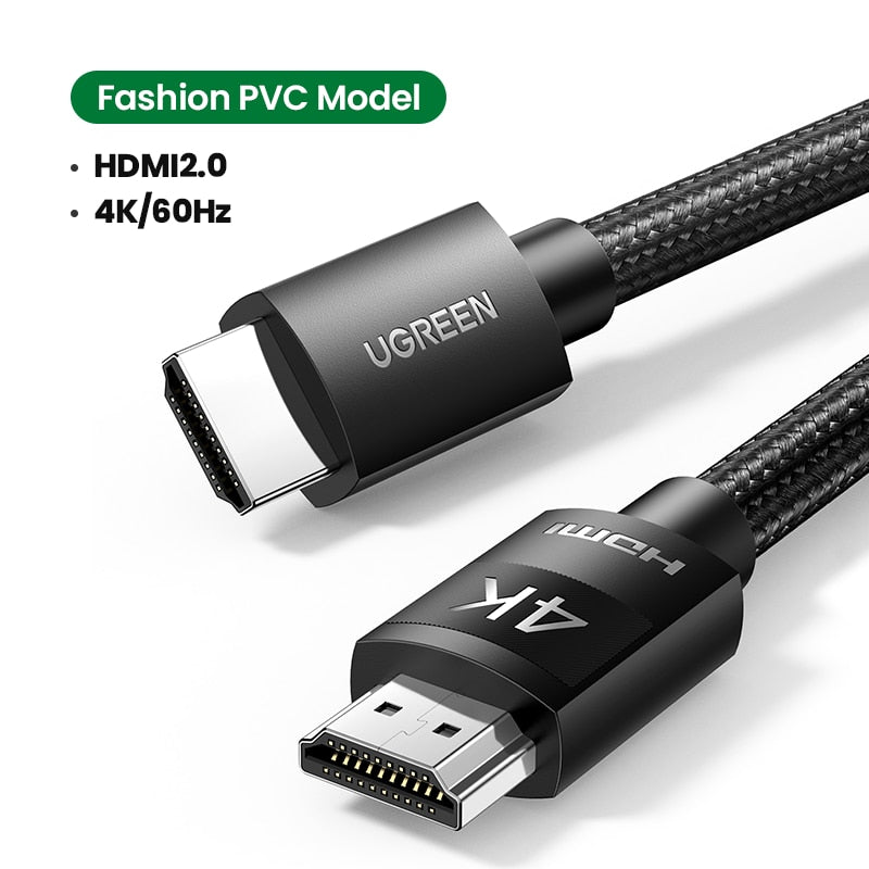 Ugreen HDMI Cable 4K 2.0 Cable for Apple TV PS4 Splitter Switch Box HDMI to HDMI Cable 60Hz Video Audio Cabo Cord Cable HDMI 4K