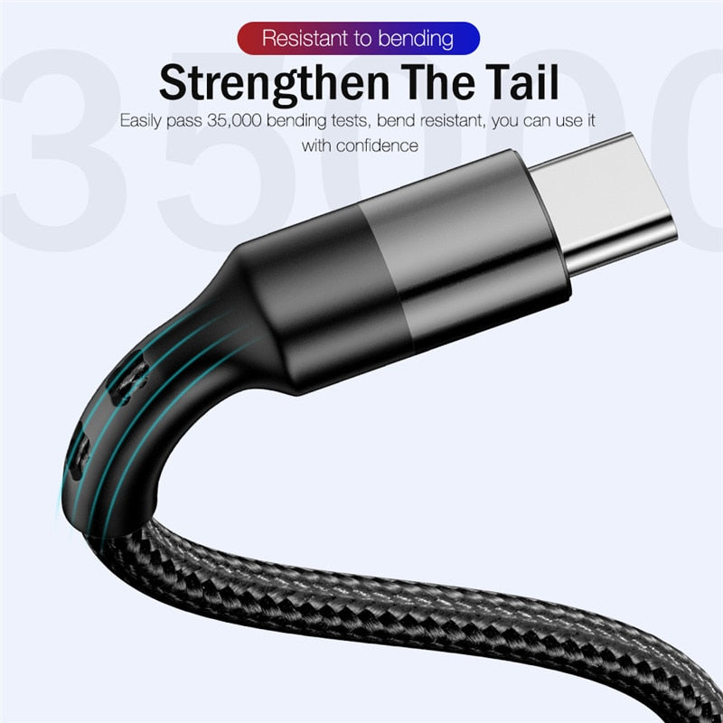 100W USB C To USB Type C PD Cable QC4.0 5A Type-c Cable For Xiaomi Samsung Oneplus Macbook iPad Smartphone Line Data Sync Cable