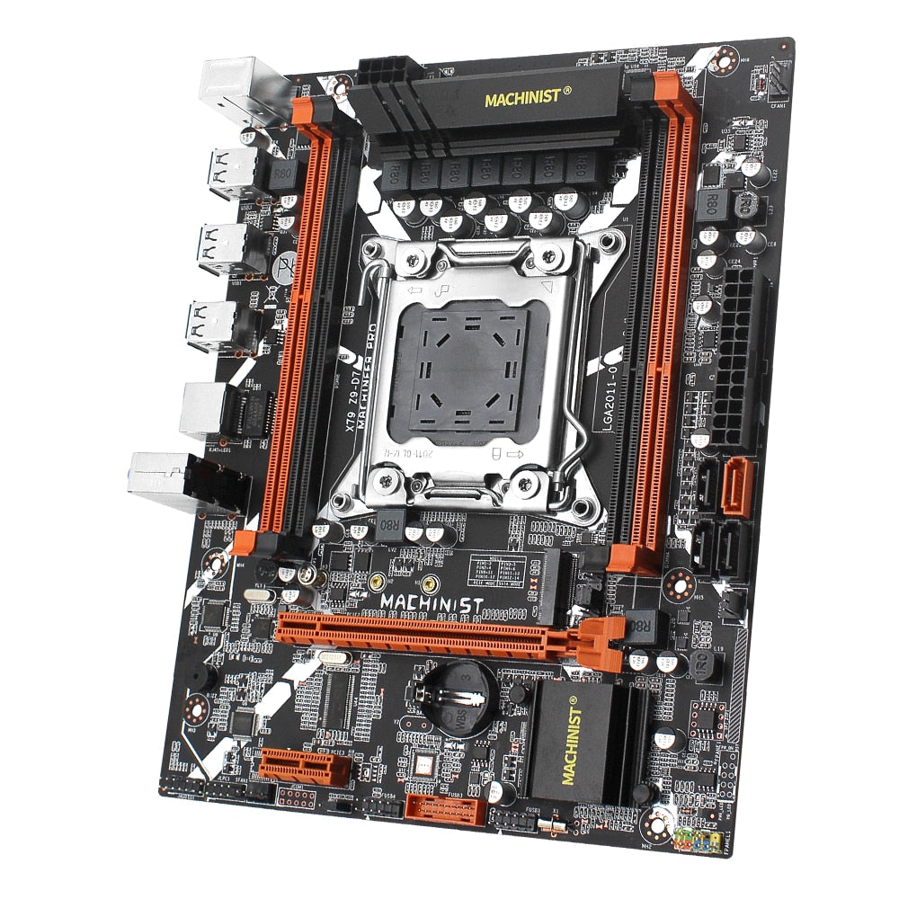 MACHINIST X79 Motherboard Set LGA 2011 Kit With Xeon E5 2650 V2 Processor 16GB=4*4GB DDR3 1333 ECC RAM Memory NVME M.2 X79 Z9 D7