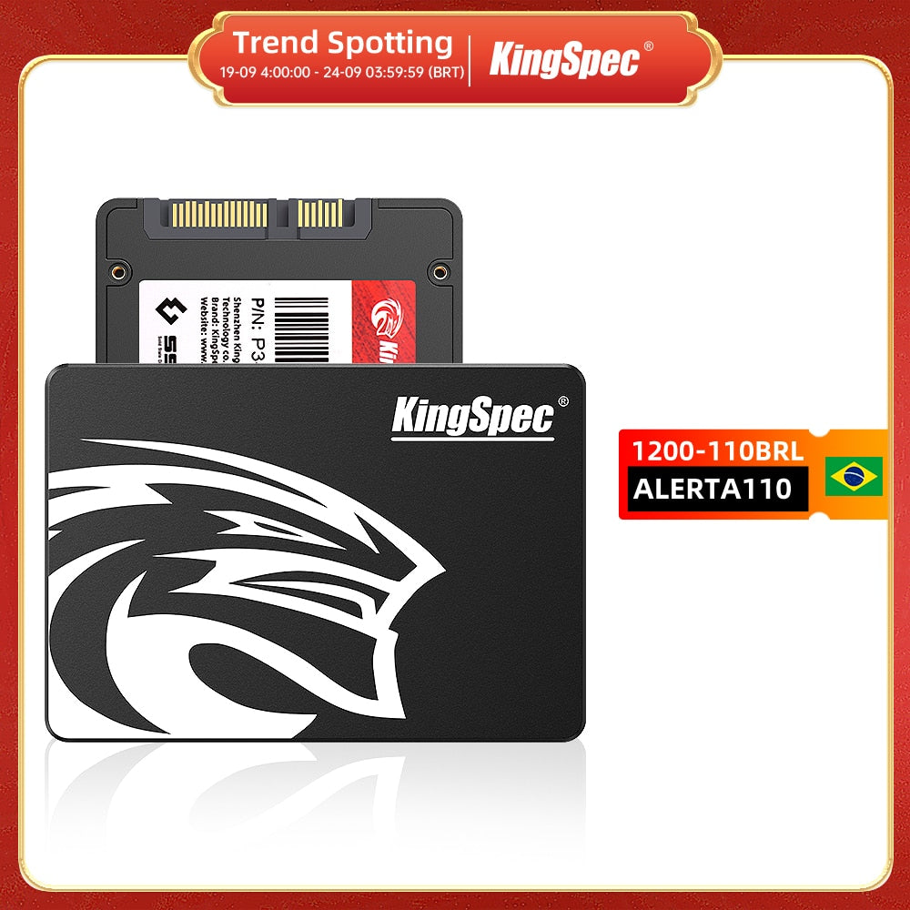 KingSpec SSD hdd 2.5 SATA3 SSD 120gb 240gb 480gb 128GB 256G 1TB Internal Solid State Hard Drive for Laptop Hard Disk Desktop