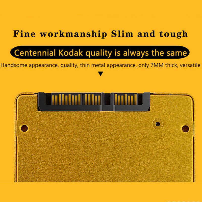 Original KODAK X100 2.5 INCH SATA3 120GB SSD Disk HDD SATA III 480GB Metal Internal Solid State Hard Drive for Laptop Computer