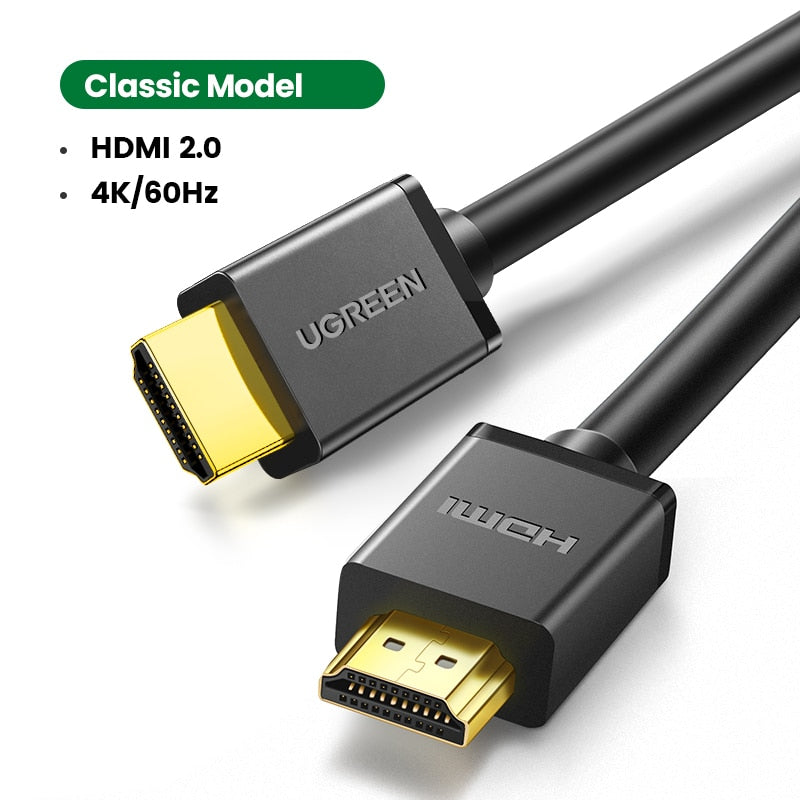 Ugreen HDMI Cable 4K 2.0 Cable for Apple TV PS4 Splitter Switch Box HDMI to HDMI Cable 60Hz Video Audio Cabo Cord Cable HDMI 4K